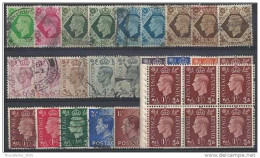 GRAN BRETAGNA - INGHILTERRA - GREAT BRITAIN - ENGLAND - Lotto Di Usati - Stamps Lot Used - Collezioni