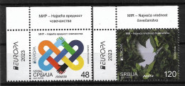 Serbie Serbia EUROPA CEPT 2023 Set , Neuve/mint - 2023