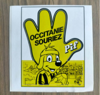 Autocollant Stickers NEUF Pif Gadget  OCCITANIE  Souriez - Pif & Hercule