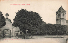 FRANCE - Cravant - La Porte De L'Eglise - Carte Postale Ancienne - Autres & Non Classés