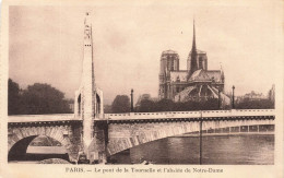 FRANCE - Paris - Le Pont De La Tournelle Et L'abside De Notre-Dame - Carte Postale Ancienne - Other & Unclassified