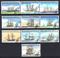 British Indian Ocean Territory, BIOT 1999 Ships Set CTO Used (SG 224-233) - British Indian Ocean Territory (BIOT)