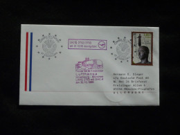 Lettre Premier Vol First Flight Cover Strasbourg Conseil De L'Europe Munchen DHC8 Lufthansa 1999 - Lettres & Documents