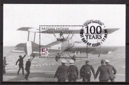 British Indian Ocean Territory, BIOT 2009 Centenary Of Naval Aviation MS CTO Used (SG MS407) - Territoire Britannique De L'Océan Indien