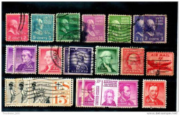 STATI UNITI D'AMERICA - U.S.A. - Lotto Francobolli Usati Classici - Lot Of Classic Used Stamps - Collezioni & Lotti