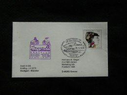 Lettre Premier Vol First Flight Cover Stuttgart Munchen Lufthansa / Rheintalflug 1999 - First Flight Covers