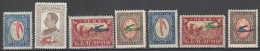 BULGARIE - 1927 - POSTE AERIENNE SERIE COMPLETE YVERT N° 1/4 + 1b/4a NON EMIS ** MNH - COTE = 157.5 EUR - Posta Aerea