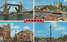 ROYAUME-UNI - Angleterre - London - Tower Of London - Tower Bridge - Carte Postale - Tower Of London