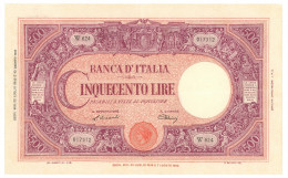 500 LIRE BARBETTI GRANDE C TESTINA BI REPUBBLICA ITALIANA 22/07/1946 BB/SPL - Autres & Non Classés