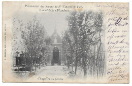 CPA Wachtebeke, Pensionnat De St Vincent De Paul, Chapelles Au Jardin - Wachtebeke