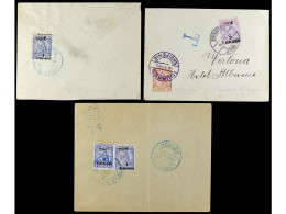 ALBANIA. 1911-16. 6 Covers With Postage Due Stamps. - Sonstige & Ohne Zuordnung