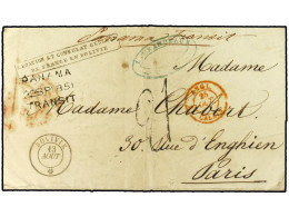 BOLIVIA. 1851 (Aug 13). Entire Letter From CHUQUISACA From The French Consul General In Bolivia To Paris Endorsed 'Panam - Andere & Zonder Classificatie