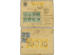 BOSNIA-HERZEGOVINA. 1888 (Sept. 25). Printed Registered Envelope (1kr.), Sent To GEORGIA (USA), Franked On Front And Bac - Autres & Non Classés