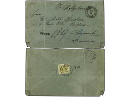 BOSNIA-HERZEGOVINA. 1896 (June 10). Registered Cover To CZERNOWITZ Franked On Reverse With Single 1879/98 20kr. Olive-gr - Autres & Non Classés