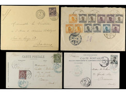 CHINA. 1901-30. Lot Of 7 Covers And Card. - Andere & Zonder Classificatie