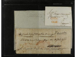 COLOMBIA. 1800-18875. Collection Of 31 Pre-stamp Covers. Ex Gogel Collection. - Other & Unclassified