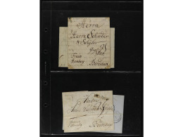 DINAMARCA. 1748-1870. Lot Of 21 Pre-stamp Covers. - Sonstige & Ohne Zuordnung