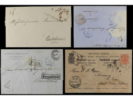 FINLANDIA. 1845-1930. Lot Of 8 Covers. - Autres & Non Classés