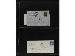 FRANCIA. 1850-1920. Lot Of 109 Covers And Cards. - Otros & Sin Clasificación