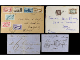 SAN PEDRO Y MIQUELON. 1862-1940. Lot Of 4 Covers. - Other & Unclassified