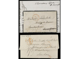 TAHITI. 1848-69. 2 Covers From RAIATEA And PAPEETE. - Sonstige & Ohne Zuordnung