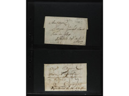 ALEMANIA. 1793-1808. NAPOLEONIC WARS. Lot Of 23 Covers With Army Marks. EX. Col. TEISSEIRE. - Other & Unclassified