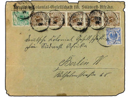 AFRICA DEL SUDOESTE ALEMANA. 1899. Cover To BERLIN Ex Colonial-Gesellschaft Fur Sudwest-Afrika; Franked By 1889 Reichpos - Andere & Zonder Classificatie