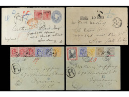 BAHAMAS. 1893-1930. Lot Of 7 Covers, Diverse Frankings, One With US Postage Due Stamps. - Autres & Non Classés