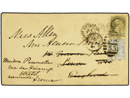 CANADA. 1881 (Sept 3). Cover From HAMILTON To LONDON Franked By Small Queen 5c. Slate Grey-green Tied By HAMILTON Despat - Other & Unclassified