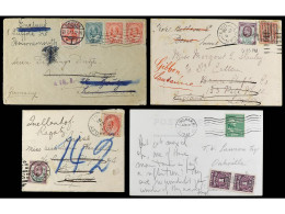 CANADA. 1900-1940. Lot Of 15 Covers Redirected Mail And Postage Due. - Sonstige & Ohne Zuordnung