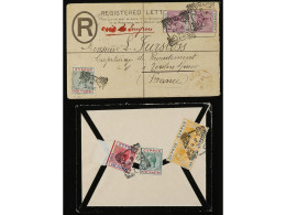 CHIPRE. 1896-1915. 2 Covers. - Other & Unclassified