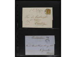 GIBRALTAR. 1860-1890. Lot Of 20 Covers. - Andere & Zonder Classificatie