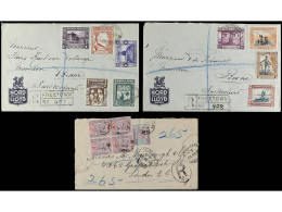 SIERRA LEONA. 1897-1938. 5 Covers With Diverse Frankings. - Autres & Non Classés