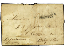 TRINIDAD. 1806 (Aug 8). FRENCH OCCUPATION. Entire Letter From TRINIDAD During The Napoleonic Wars To BRIGNOLLES, France  - Andere & Zonder Classificatie