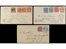 ISLAS VIRGENES. 1900-1919. 6 Covers, Diverse Frankings. - Other & Unclassified