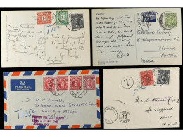 ZANZIBAR. 1913-50. 13 Covers, Diverse Frankings. - Autres & Non Classés