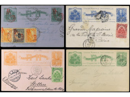 HAITI. 1900-1927. 4 Postal Stationary Cards. - Andere & Zonder Classificatie