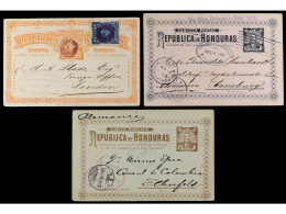 HONDURAS. 1892-1910. 6 Covers And Cards. - Otros & Sin Clasificación