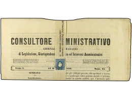 ITALIA ANTIGUOS ESTADOS: LOMBARDO-VENECIA. 1860 (17-Diciembre). PERIODICO CONSULTORE AMMINISTRATIVO Circulado De TOLMEZZ - Other & Unclassified