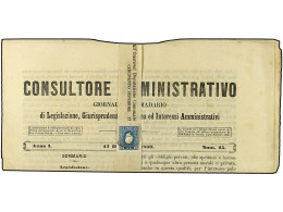 ITALIA ANTIGUOS ESTADOS: LOMBARDO-VENECIA. 1860 (17-Diciembre). PERIODICO CONSULTORE AMMINISTRATIVO Circulado De TOLMEZZ - Sonstige & Ohne Zuordnung