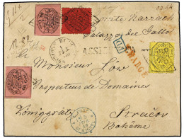 ITALIA ANTIGUOS ESTADOS: ESTADOS PONTIFICIOS. 1869. Cover From ROME To KONIGGRATZ (Bohemia) Carried At Double Weight, Fr - Altri & Non Classificati