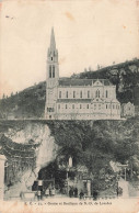 FRANCE - Lourdes - Grotte Et Basilique De Notre-Dame De Lourdes - Carte Postale Ancienne - Lourdes