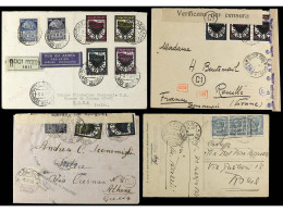 ITALIA: EGEO (Colonia Italiana). 1920-40. 7 Covers, Diverse Frankings. - Autres & Non Classés