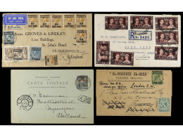 MARRUECOS. 1903-37. 9 Covers Of French And British Zone. - Autres & Non Classés