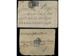 NEPAL. 1900-1905. 2 Covers. - Sonstige & Ohne Zuordnung