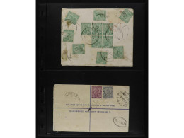 ESPAÑA. 1919-45. Lot Of 15 Covers With Indian Stamps Used In Nepal. - Otros & Sin Clasificación