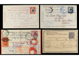 PANAMA. 1890-1930. 16 Covers And Cards. - Autres & Non Classés