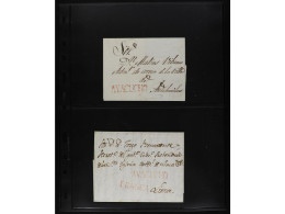 PERU. 1800-1870. 18 Covers. - Autres & Non Classés