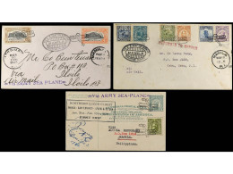 FILIPINAS. 1926-1927. 3 Airmail Covers. - Autres & Non Classés