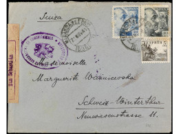 POLONIA. 1941. SPANISH CIVIL WAR. INTERNATIONAL BRIGADES. Envelope Sent From Roman Oswald A Poland Soldier Prisioner The - Sonstige & Ohne Zuordnung